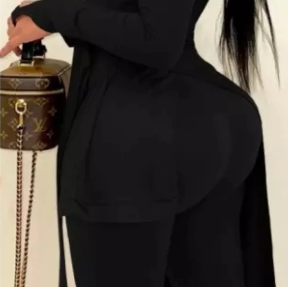 Autumn 2pc legging set-black - Picture 2 of 3